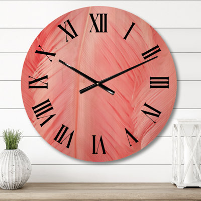 Mehrunisha Solid Wood Wall Clock