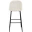 Upholstered Counter Stool with Metal Frame-97650184