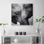 «Nose to Nose», impression sur toile tendue