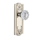 Grandeur Parthenon Plate Pasage with Versailles Crystal Door Knob