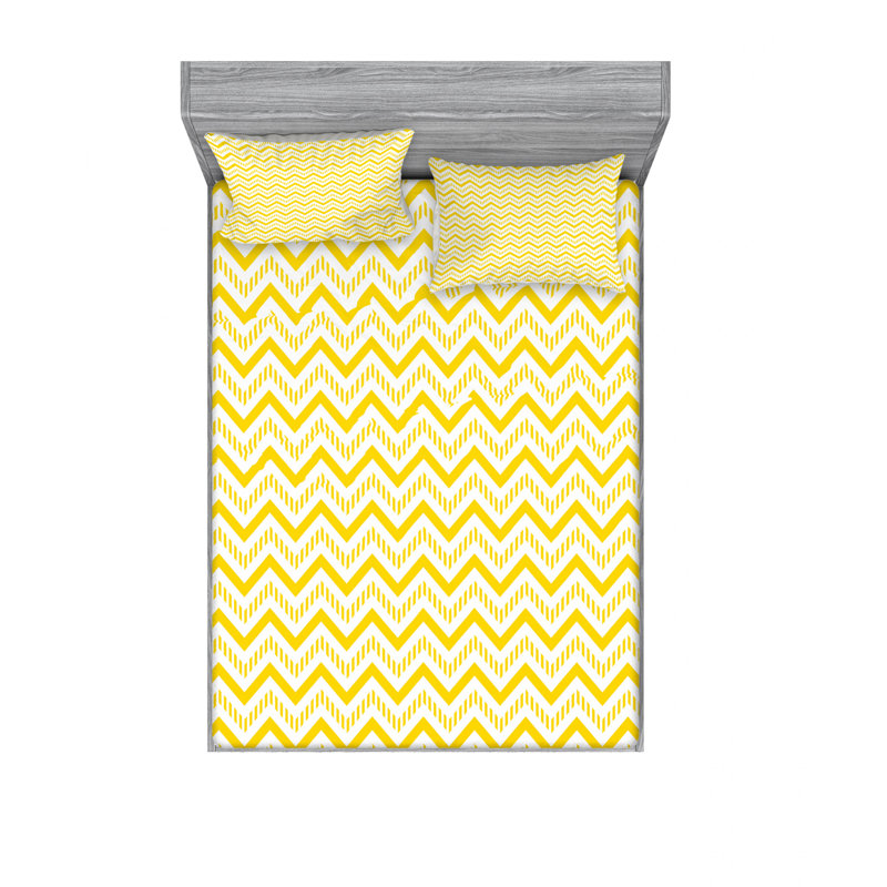 Microfiber Chevron Sheet Set