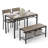 Tamajah 4‑Person Dining Table Set with 2 Chairs and Storage Bench for Small Spaces-201964387