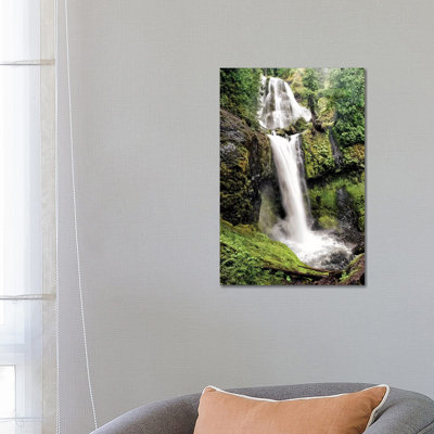 Waterfall by MScottPhotography - Wrapped Canvas Print