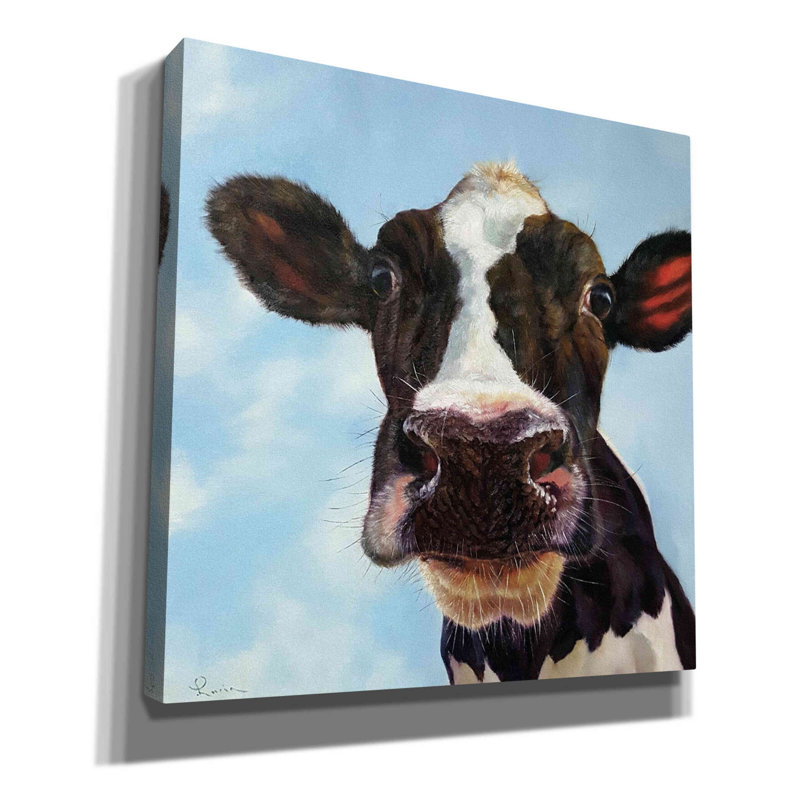 «Louise» par Lucia Heffernan, art mural sur toile, H 12 po x l 12 po x P 0,75 po