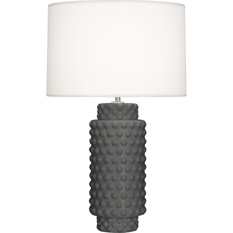 Small Dolly Accent Lamp, 27.5" H x 17" W x 17" D, Matte Ash