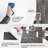 6'' W X 36'' L Peel and Stick Luxury Vinyl Floor Plank,Rigid Core Vinyl Flooring Wood Look (Set of 36)-102247274