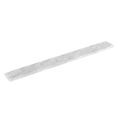 Regalaura 60" X 4" Carrara Marble Backsplash