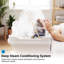 Système de spa professionnel à tête mobile avec cascade thermostatique et thérapie à DEL, réservoirs de grande capacité de 60 L, pour le soin du cuir chevelu du lit de salon et de spa-2145841675