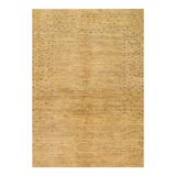 Hand Woven Cotton and Wool Geometric Area Rug