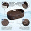 Plateau flottant de taille moyenne, plateau de service ovale pour les flotteurs de piscine, pour les bancs de sable, les spas et les fêtes, boissons de service de piscine, brunch-737177436