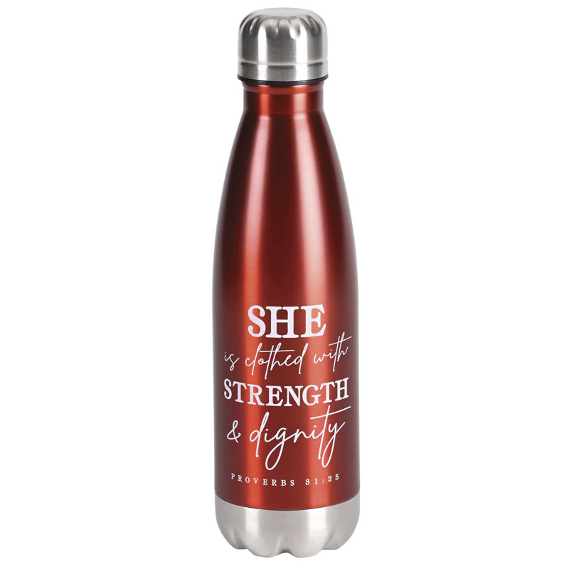 Dicksons Inc 17 fl. oz. Double Wall Insulated Stainless Steel Water Bottle with