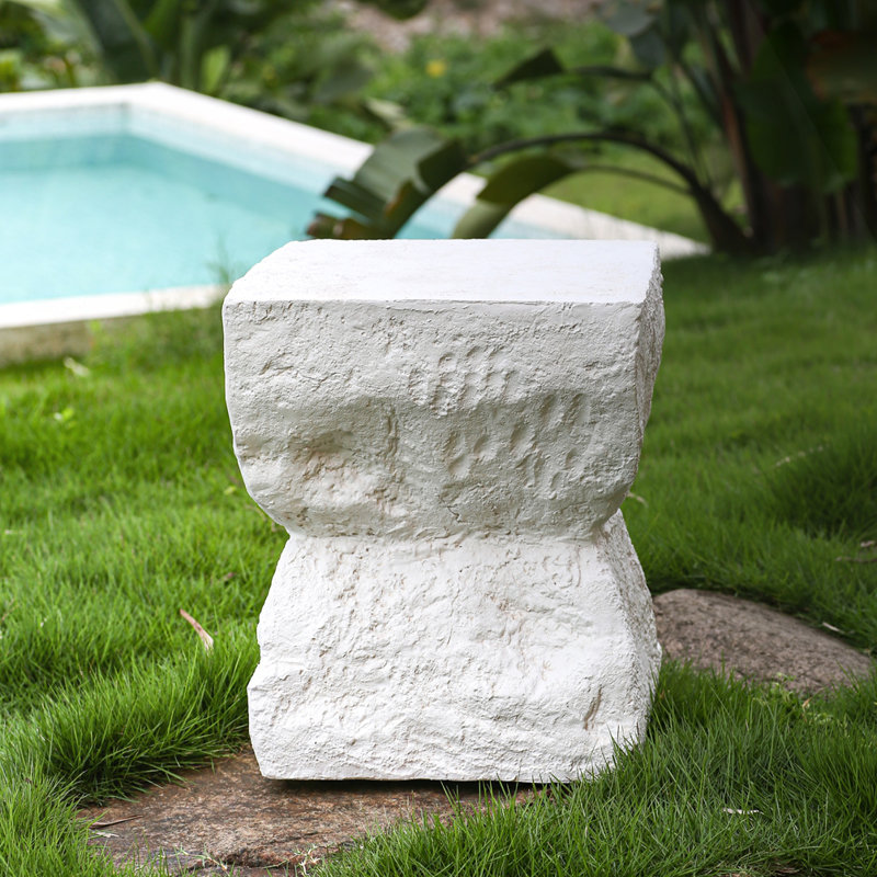 Table d'appoint d'extérieur MGO, Blanc 875 W incorrect