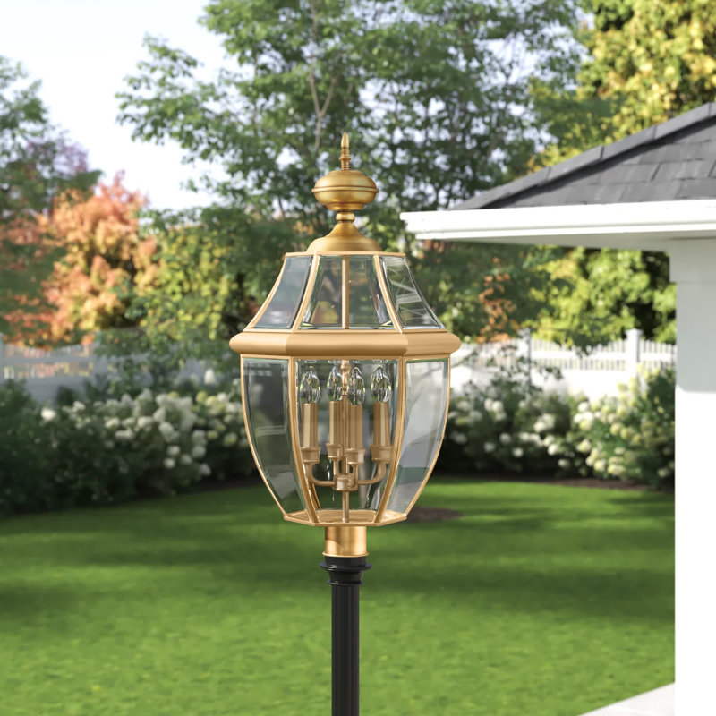 Jayde Beveled Lantern Head, Antique Brass