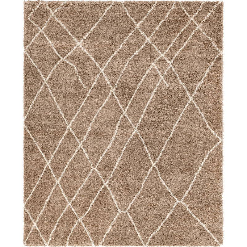 Geometric Indoor Rug, Rectangle 8' x 10'