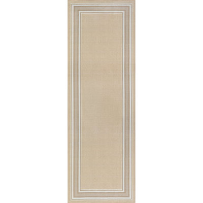 Avigail Beige Non-Slip Area Rug