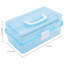  Plastic 2-Tier Multipurpose Expandable Storage Box