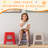 10Pcs Stackable School Chairs, 12.9" Colorful Kids Plastic Chair For Classroom, School, Kindergarten, Home-120200697-120200698