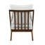 Mobilier de chambre à coucher brun avec coussin décoratif en chenille beige 1pc-131141594