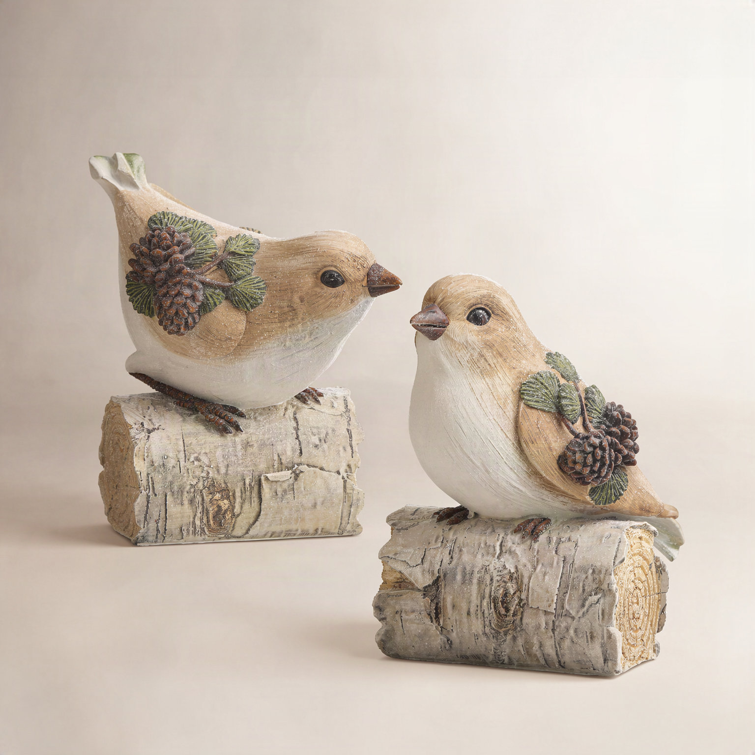 Liani 2-Piece Bird Figurine Set