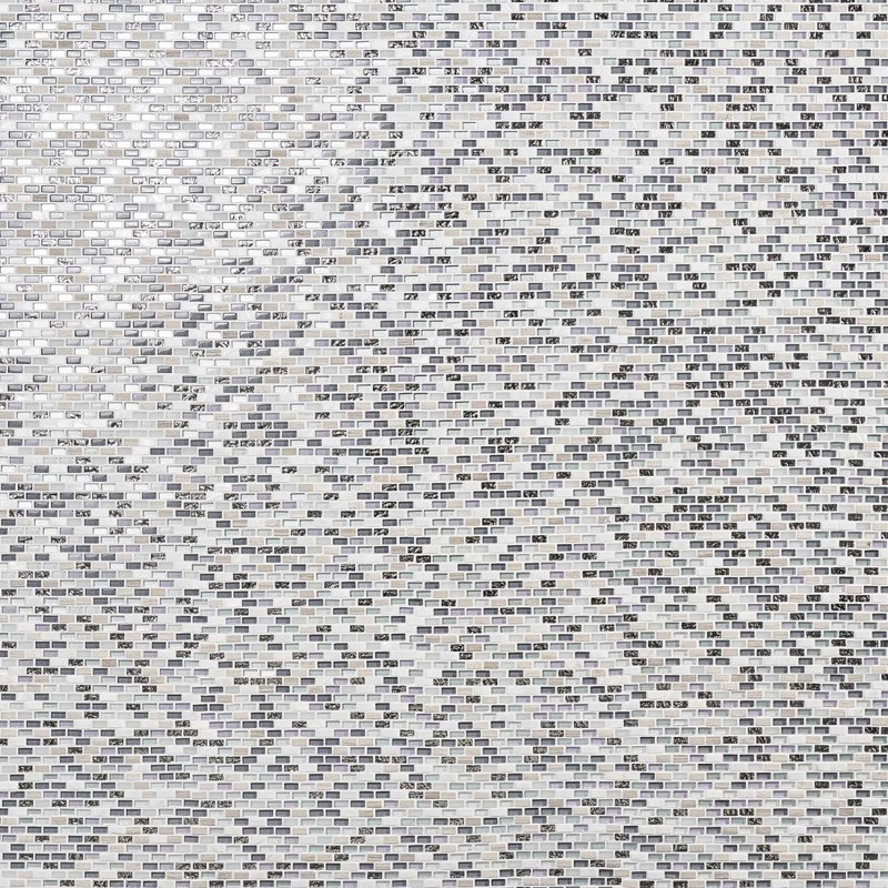 Paragon Moon Jewel Mini Brick Pattern Tile, Moon Jewel Multicolor