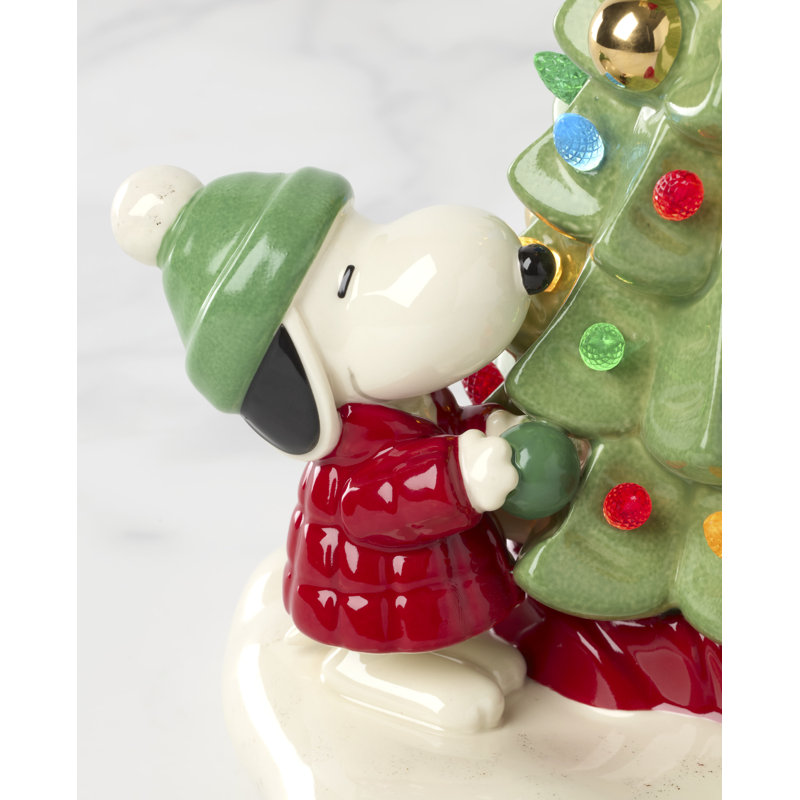 Lenox Peanuts Christmas Light-Up Figurine