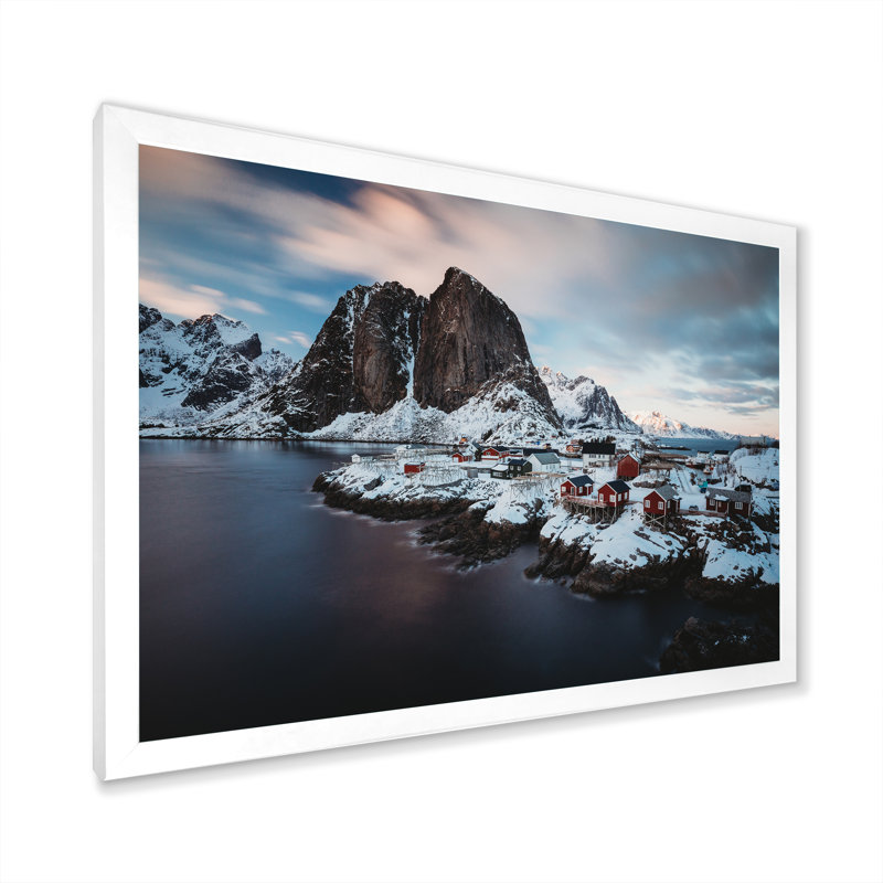«Alaskan Wilderness I», reproduction sur toile, H 12 po x l 20 po x P 1 po, Cadre photo blanc