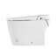Cuvette de toilette intelligente avec siège chauffant, buse autonettoyante, capteur de pied, télécommande, affichage à DEL avec siège,
