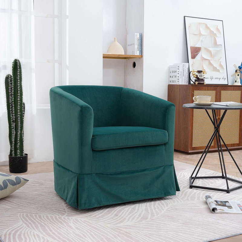 Chaise pivotante confortable et polyvalente pour la détente et la productivité
