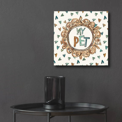 Pet Seniments 2' by Anne Tavoletti Acrylic Glass Wall Art