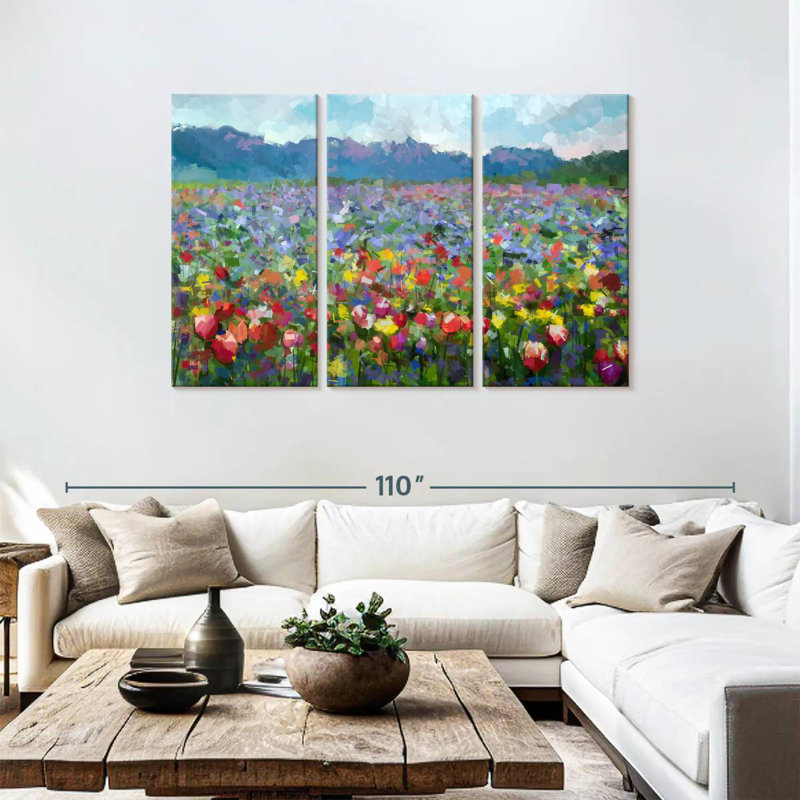 Alvord Spring Abstract, H 48 po x l 74 po