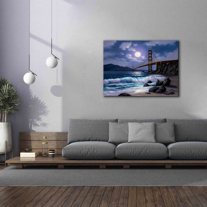 «I love you San Francisco» par Anthony Casay, art mural sur toile, L 54 po x H 40 po