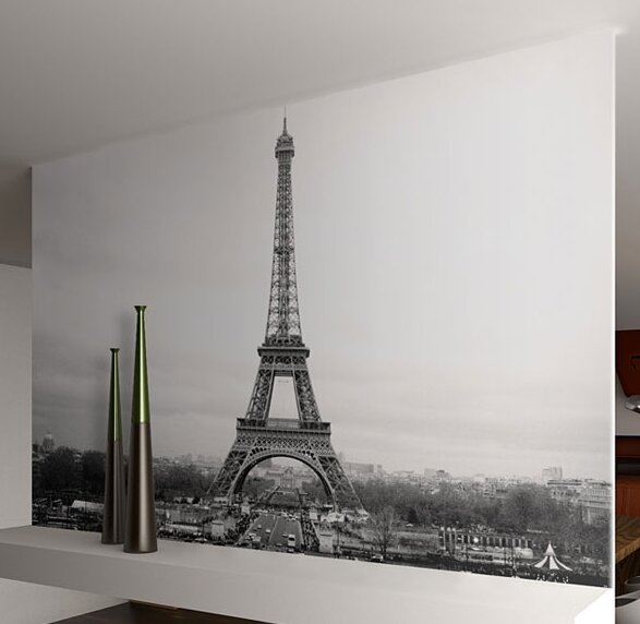 Tapete Paris in Black and White 2,7 m x 350 cm