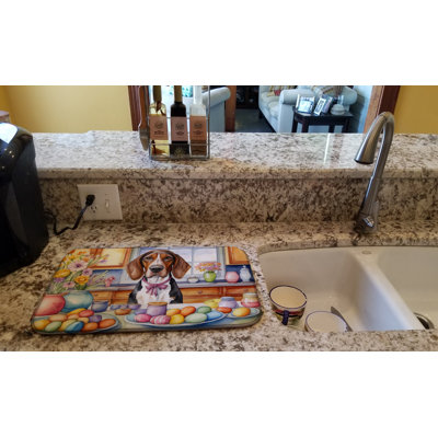Tapis de séchage Decorating American English Coonhound