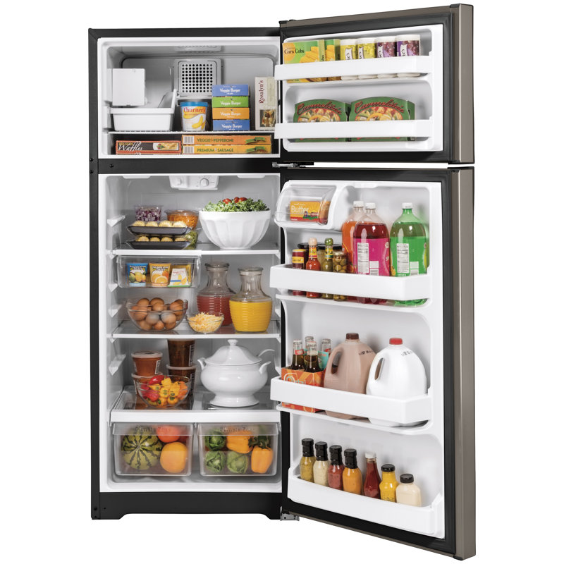 28" Top Freezer 17.5 Cu. Ft. c , Silver