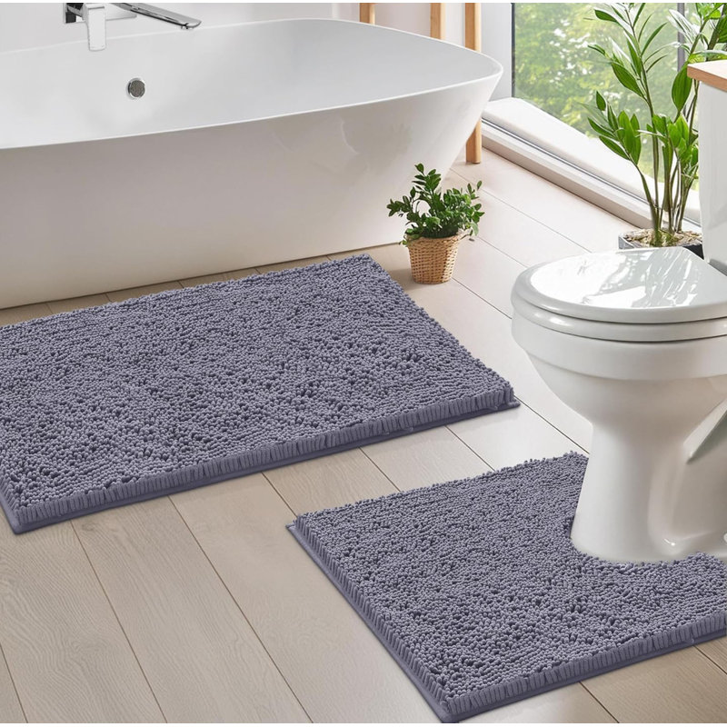 Bath Rug, Grey