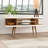 Utopia 53" Contemporary Modern 4-Shelf TV Stand for TVs up to 50" in Off White and Maple Cream-1527974813