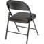 Chaise pliante rembourrée en tissu Interion