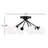 Andrea Glass Semi Flush Mount
