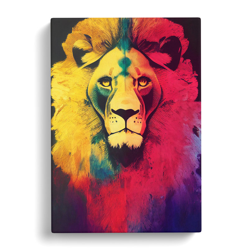 XC1022-1659X Colours Of The Lion - Wrapped Canvas Print