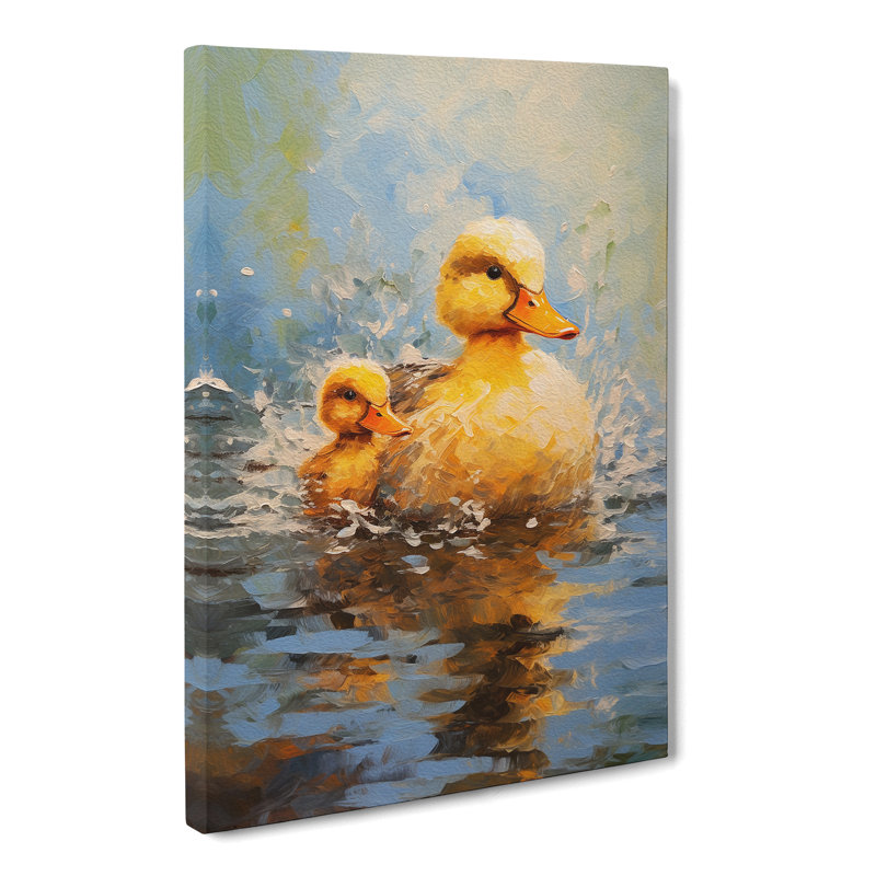 Duck Impressionism No.2 - Print, 60cm H x 40cm W x 3cm D