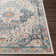 Ashraf Traditional Boho Dark Blue Area Rug