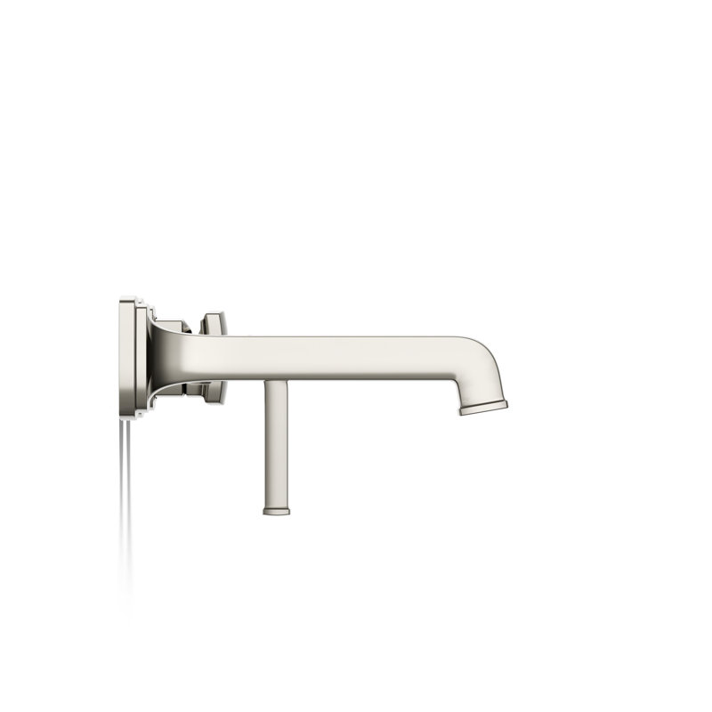 Riff Wall-Mount Single-Handle Bathroom Sink Faucet, Vibrant Polished Nickel