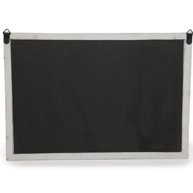 Tableau noir en bois, Blanc vieilli, H 1 pi 6 po x l 1 pi