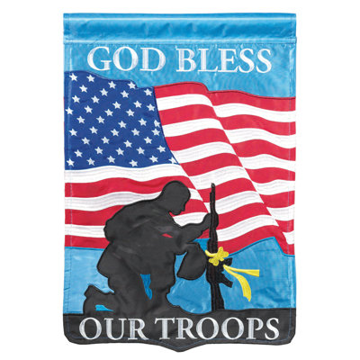 Drapeau Dbapp Grdn God Bless Our Troops