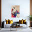 «Vibrant Polo Rider», art mural contemporain-129475726