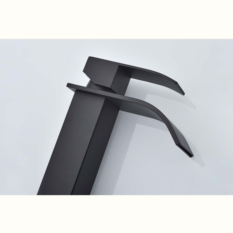 Single-Hole Single-handle Bathroom Faucet, Matte Black