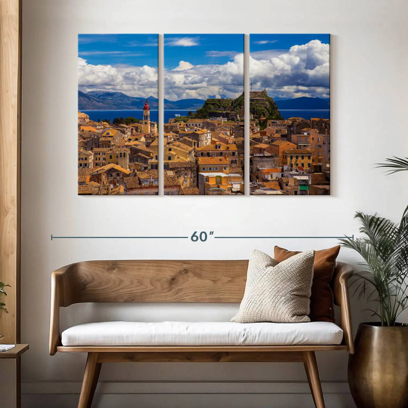 Nicci Corfu Cityscape, H 32 po x l 50 po