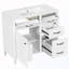Meuble-lavabo autoportant avec tiroirs et tablette-823439216