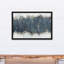 Toile flottante abstraite gris anthracite encadrée-227367754
