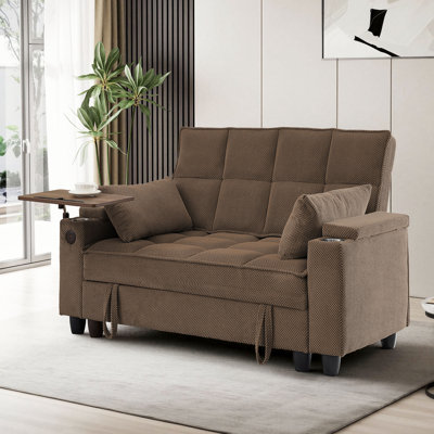 61-inch Multifunctional Loveseat Two-Seater Sofa